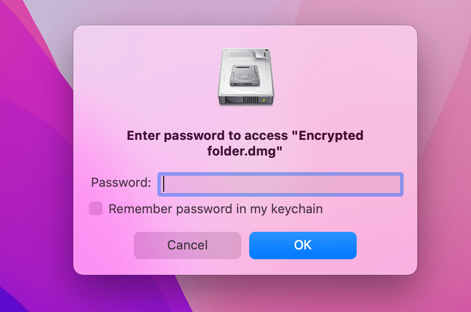 password protected