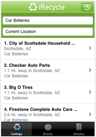 iRecycle  - iPhone Apps