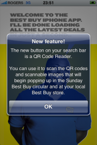 QR Code notice