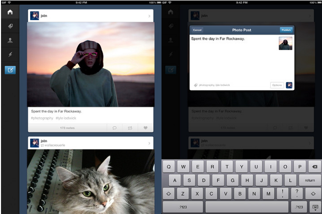 Tumblr for iPad