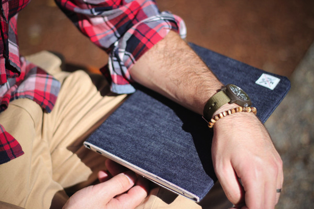 Denim iPad Sleeve By MS and Co.