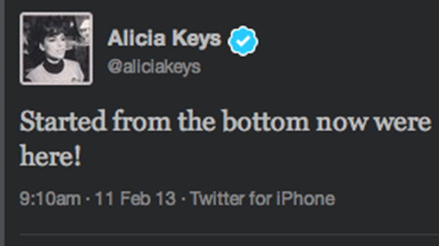 Alicia Keys Tweet