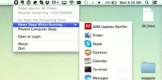 How To Stop OS X From Sleeping While Certain Apps Are Running