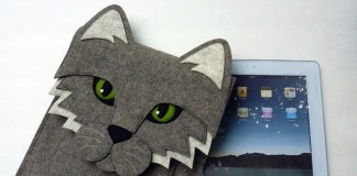 This Kitty Will Protect Your iPad With Style (And Wool)