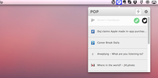 Pop Puts Links Shared On Twitter In Your Menubar