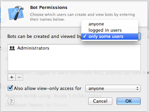 OS.X.10.9.Mavericks.Xcode.Services.Bots.Permissions.09042013