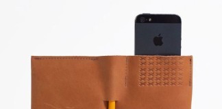 Carry Your Essentials With The Leatherback Moleskine-iPhone Holder