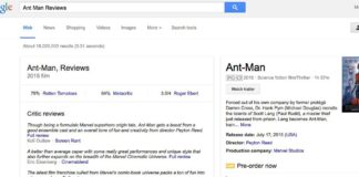 Tuesday Tip: Get Review Excerpts In Your Next Movie Google Search