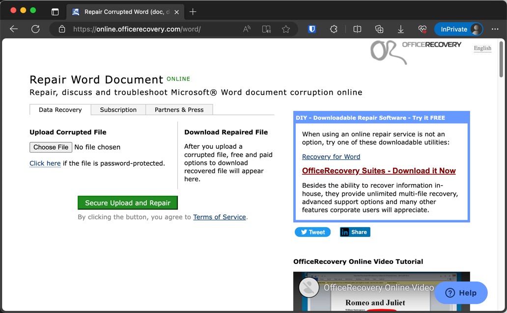 online office repair tool