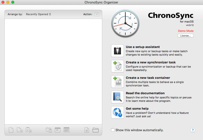 ChronoSync backup solution