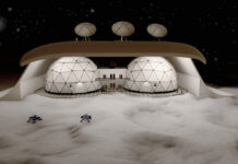 NFT Moon House Exteriror by Roman Kropachek