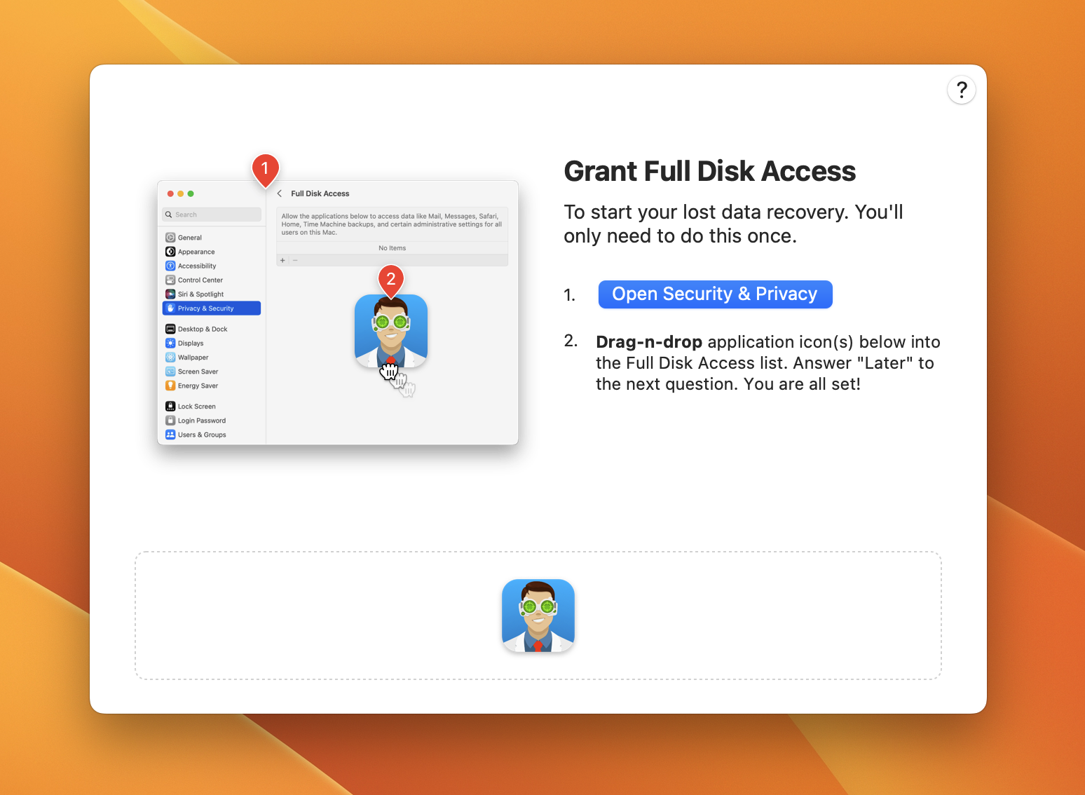 disk drill 5 for mac full disk access