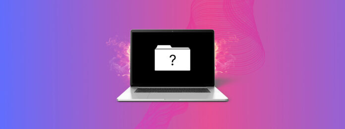 mac flashes folder with question mark