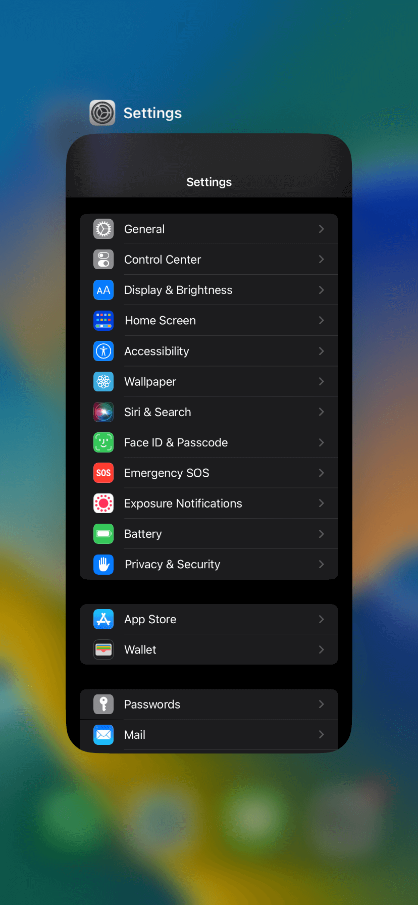 iPhone App Switcher demo