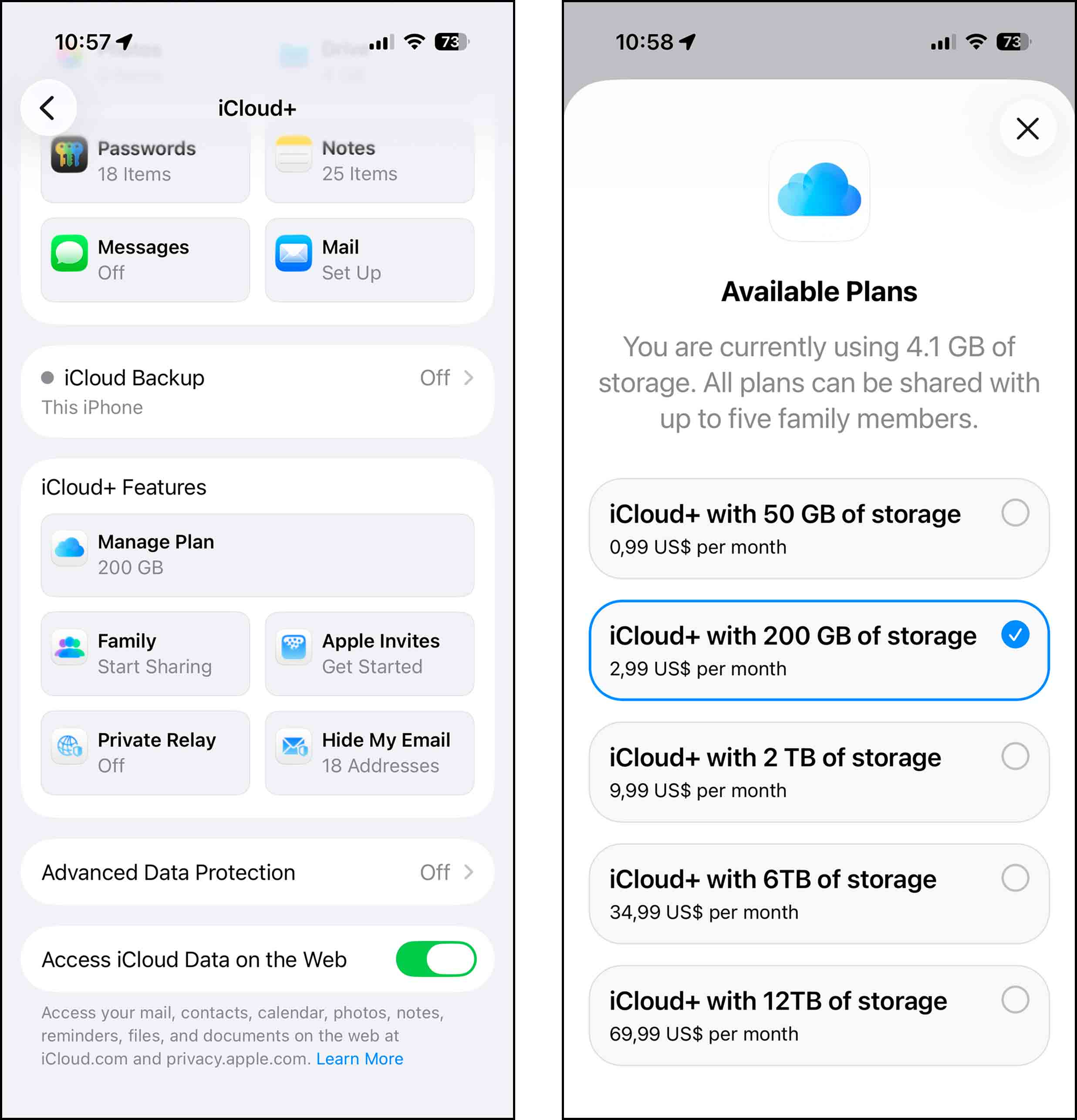 upgrade icloud plus