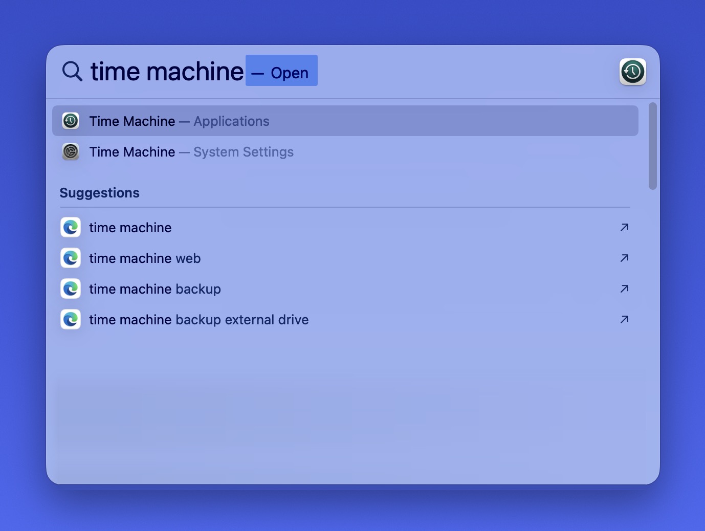 time machine application spotlight