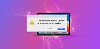 How to Fix “This Workbook is Either Deleted or Not Currently Accessible” on Mac