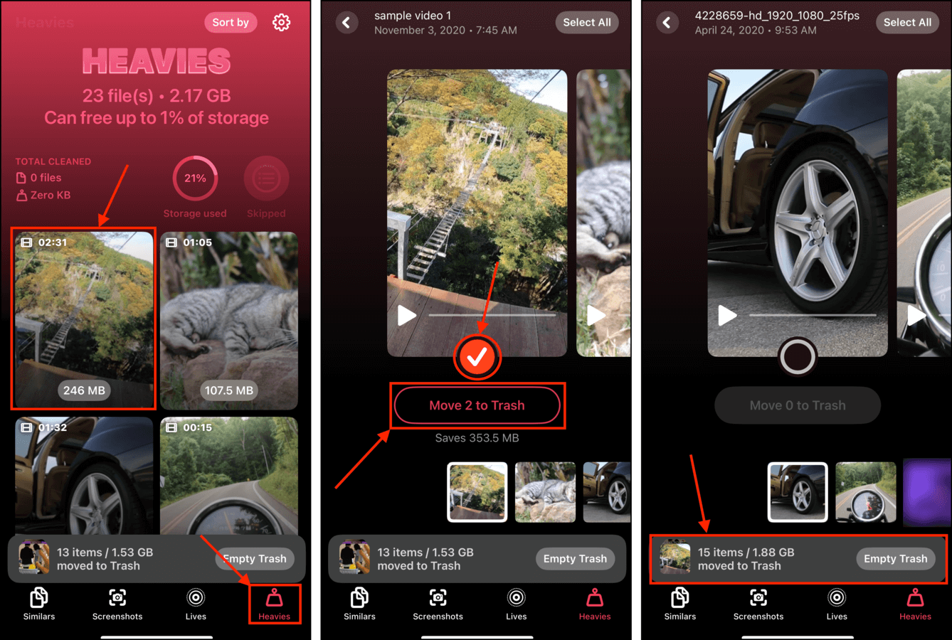 Clever Cleaner AI Cleanup app on the iPhone