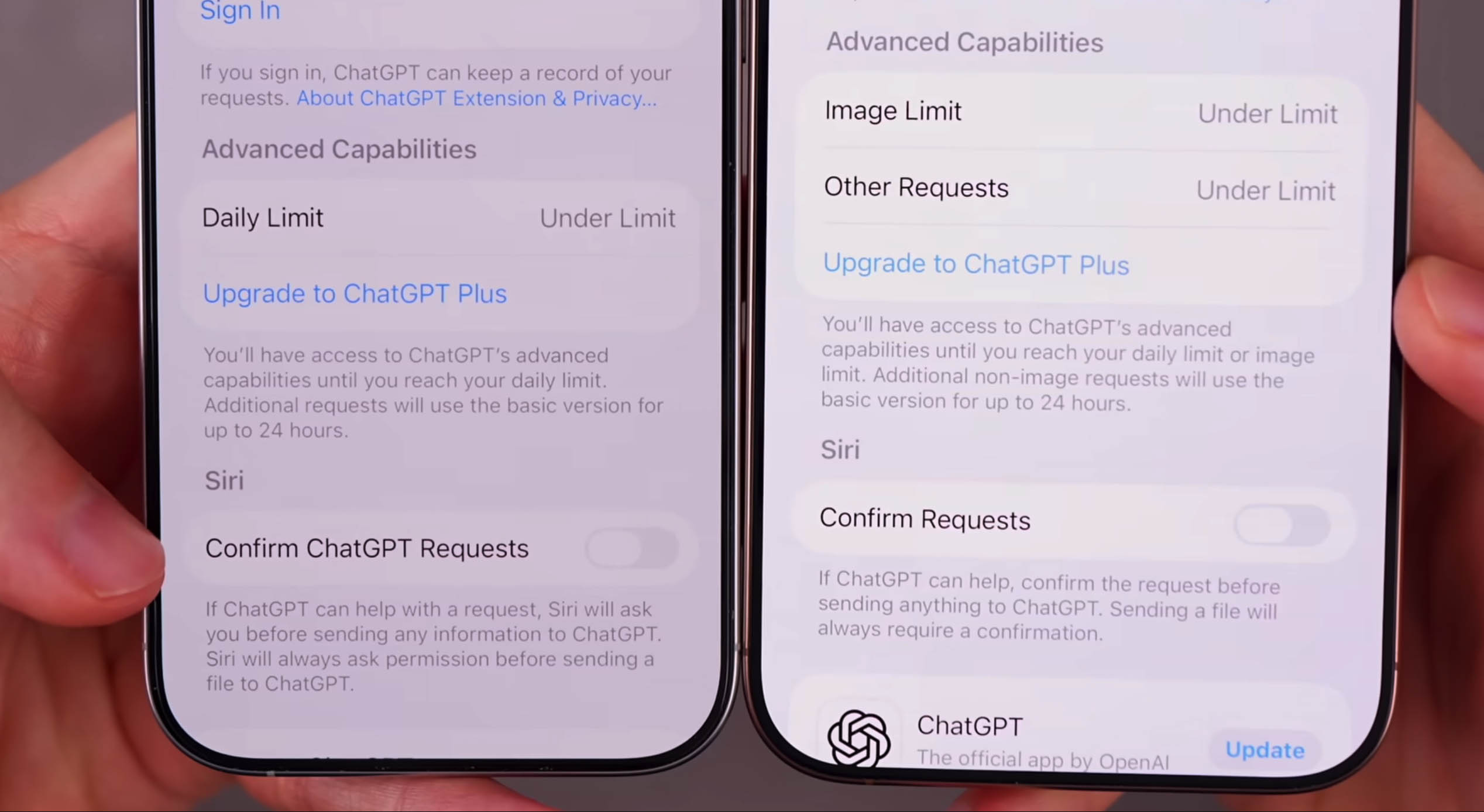 chatgpt integration ios 26 beta 2