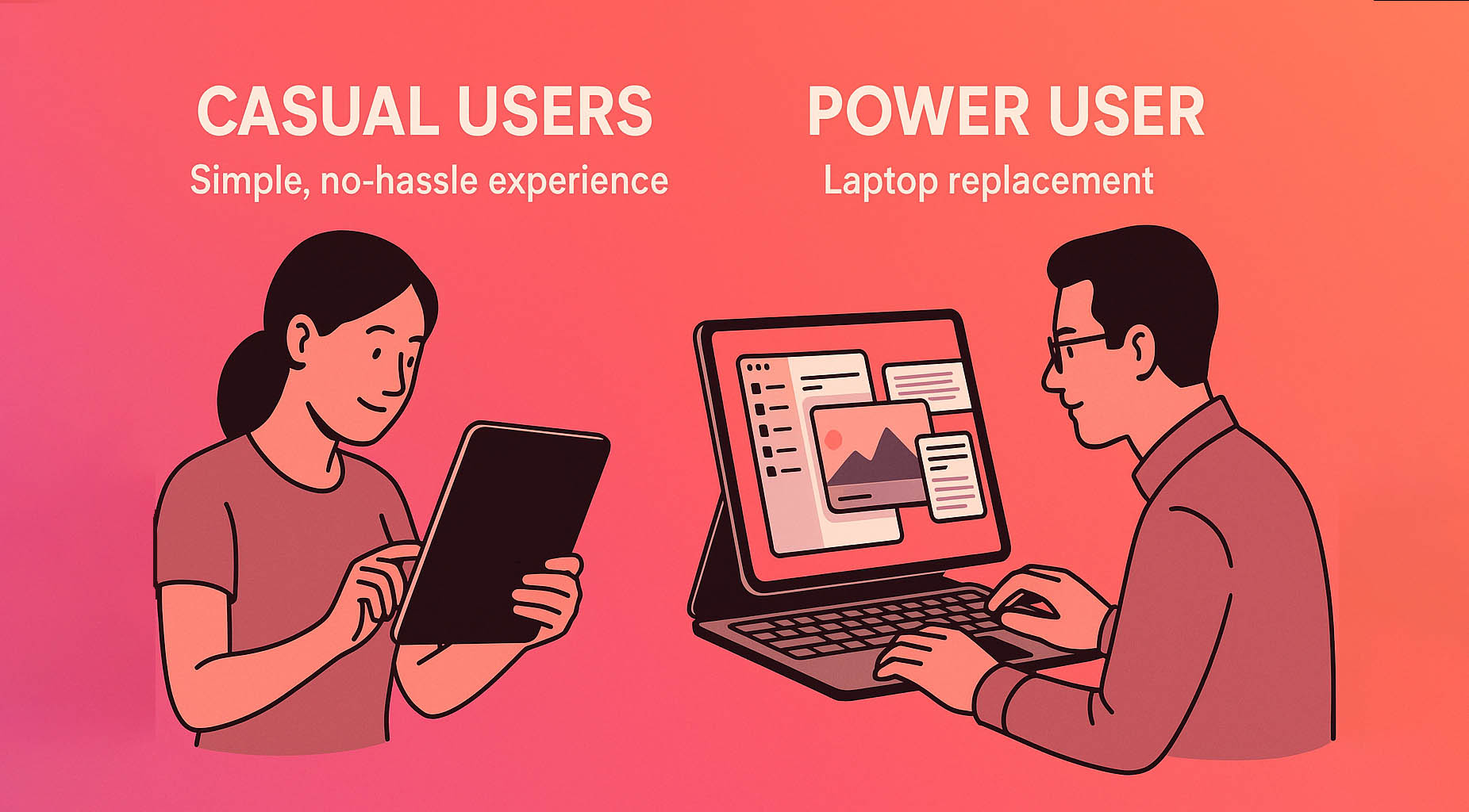 types of iPad users