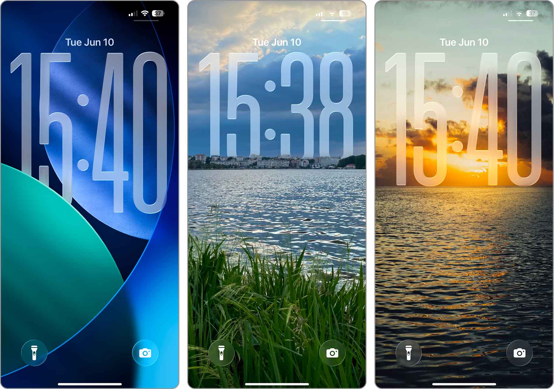 lock screens iOS 26