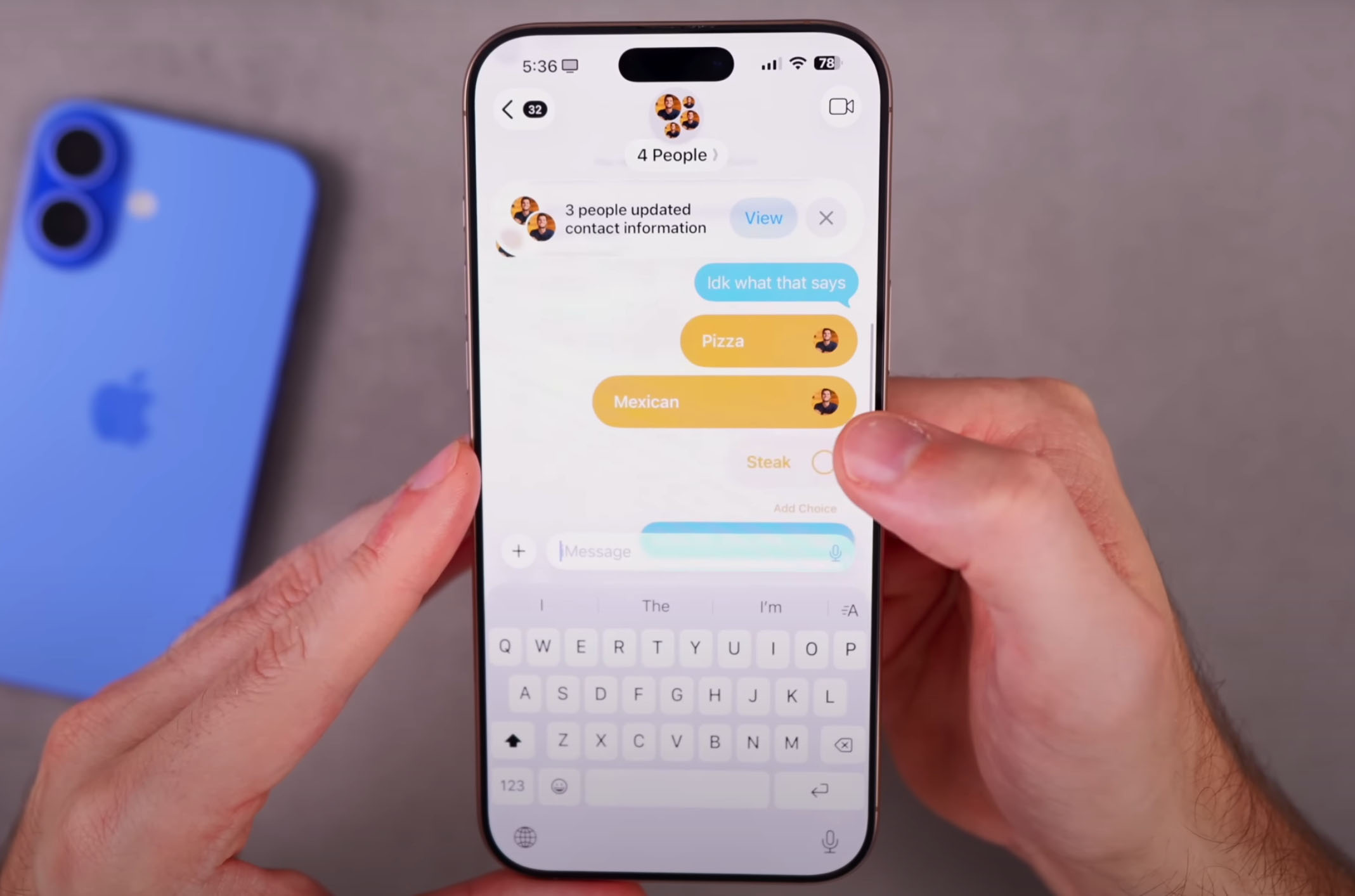 messages app iOS 26
