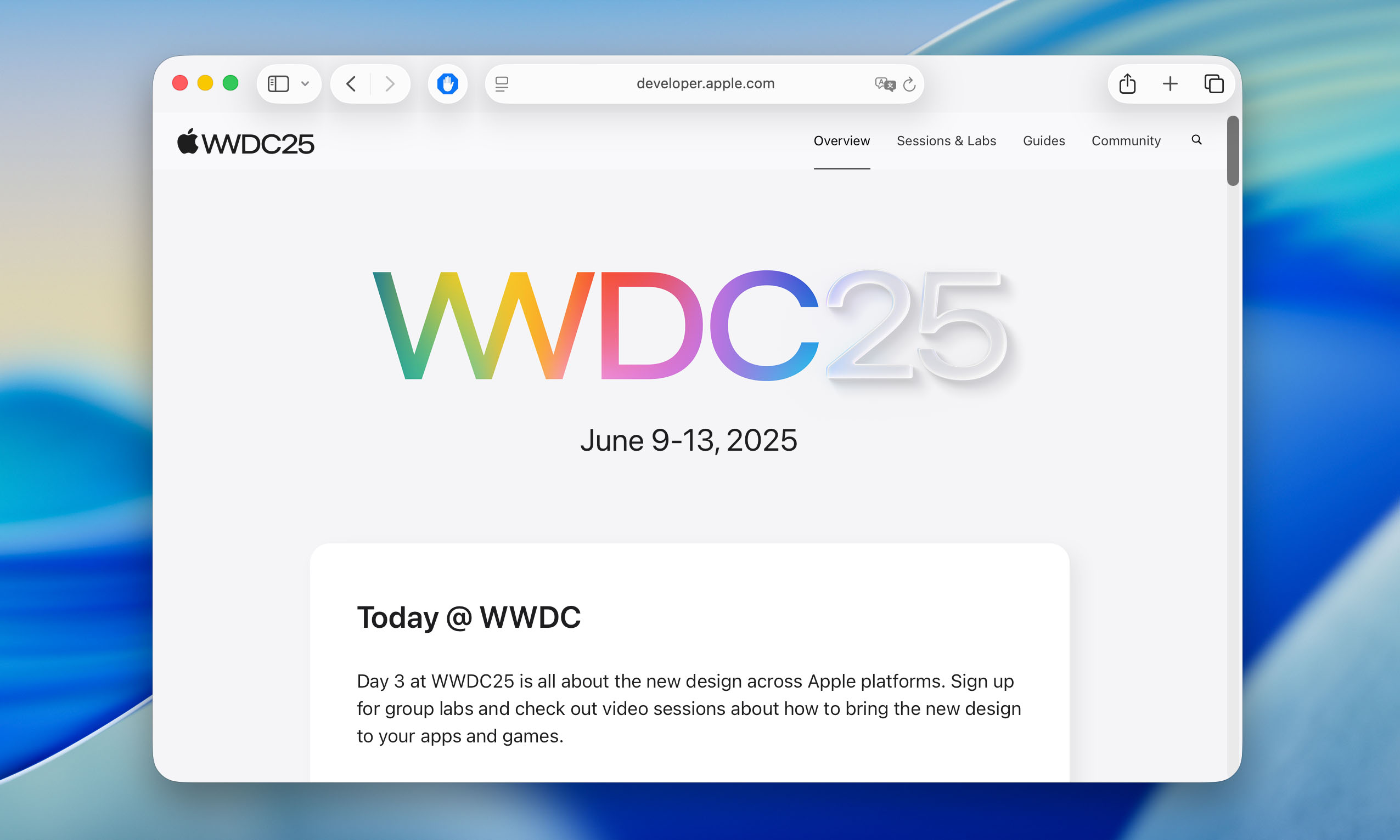 New safari design