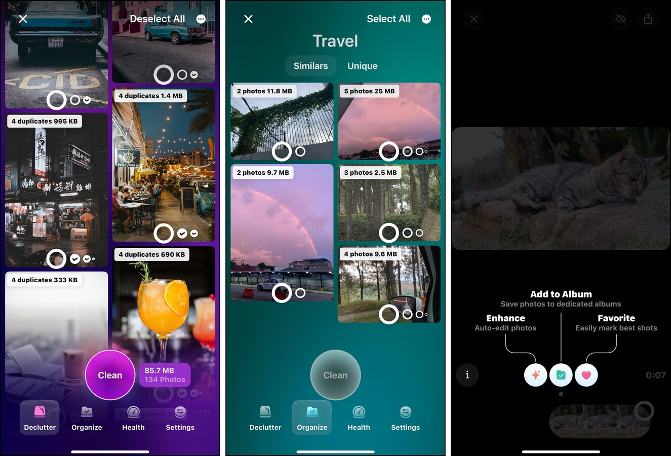 CleanMyPhone's iPhone cleanup tools