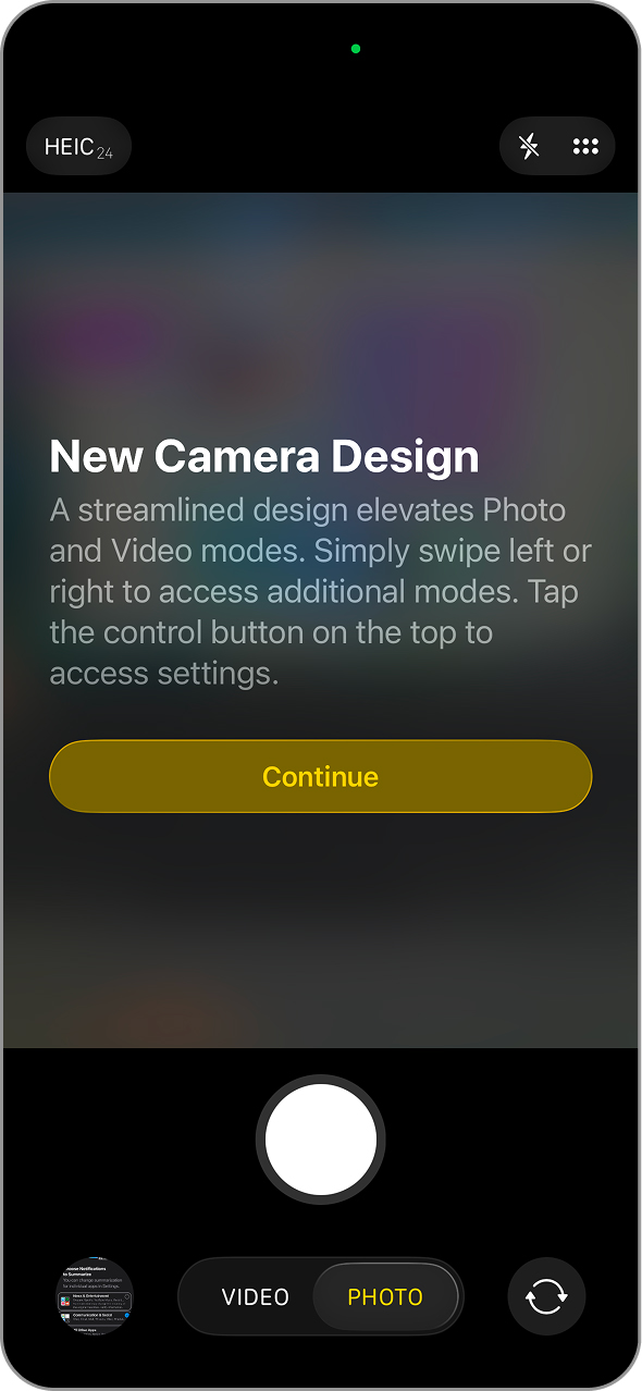new camera design