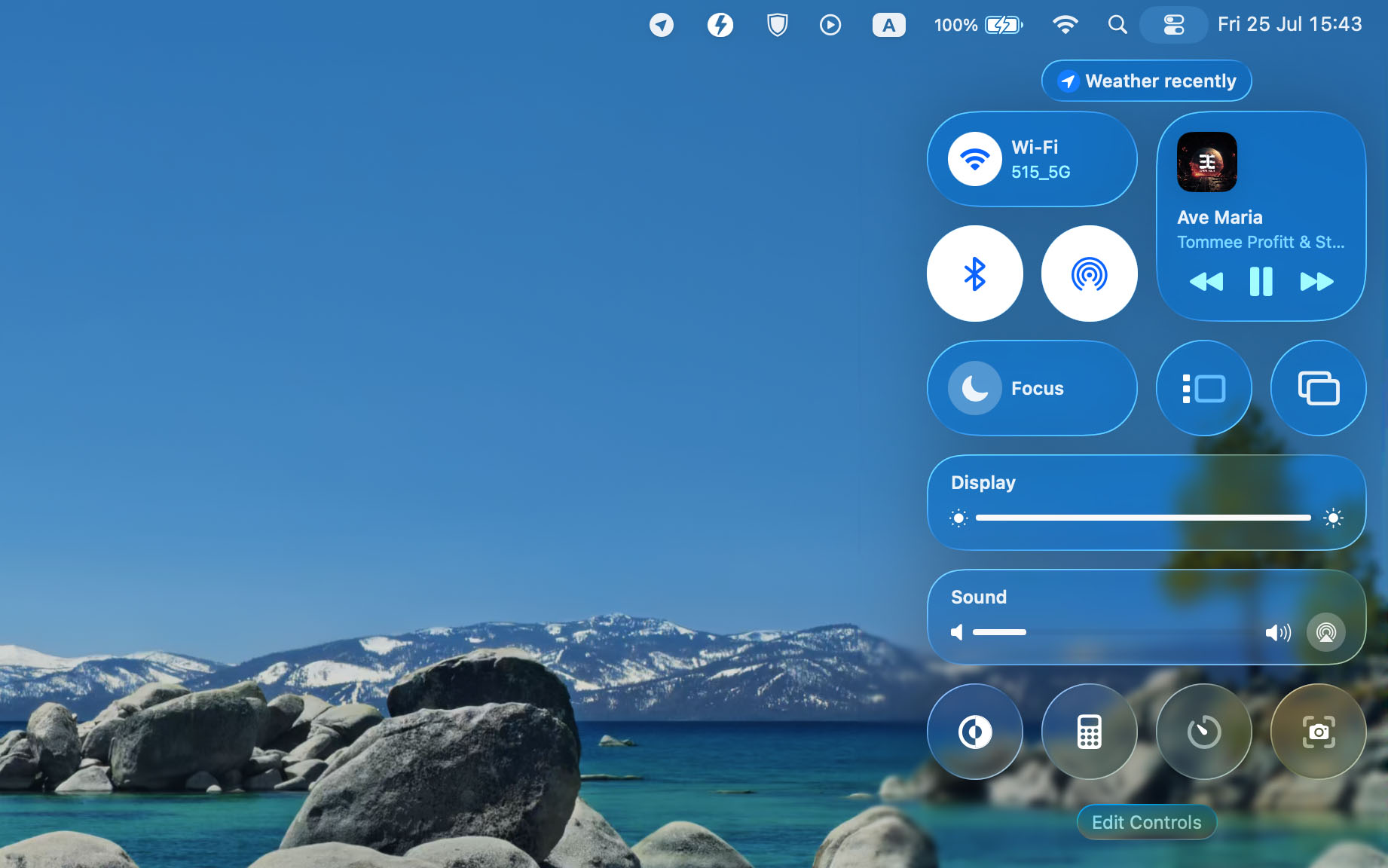 control center macos tahoe