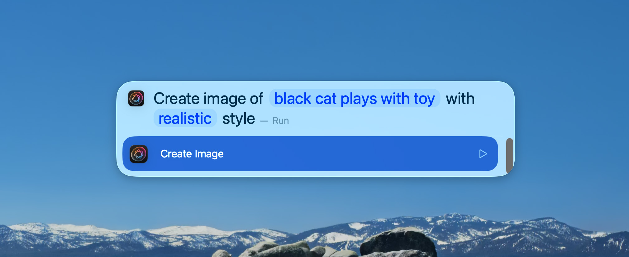 image playground request