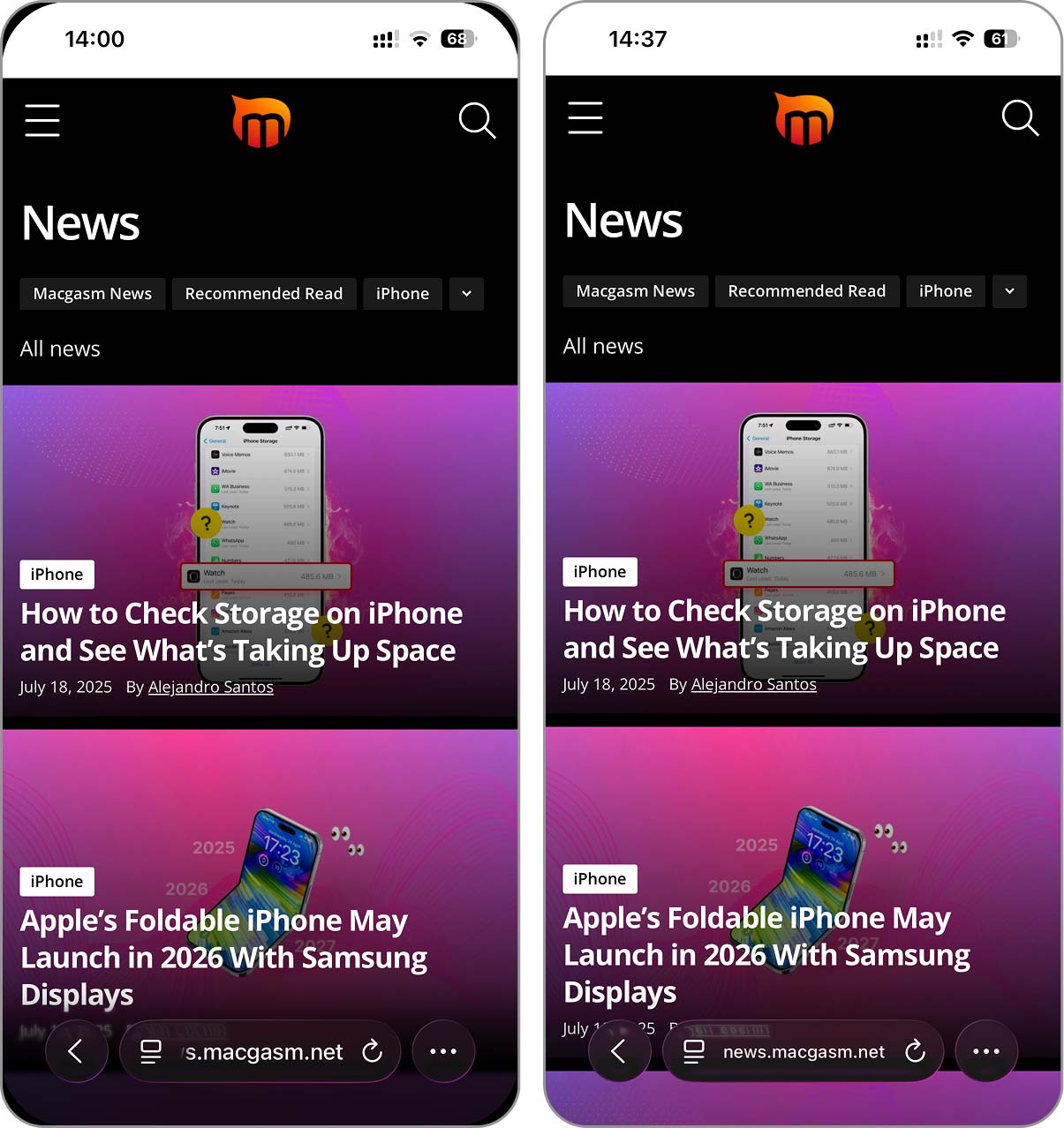 safari in ios 26 beta 4