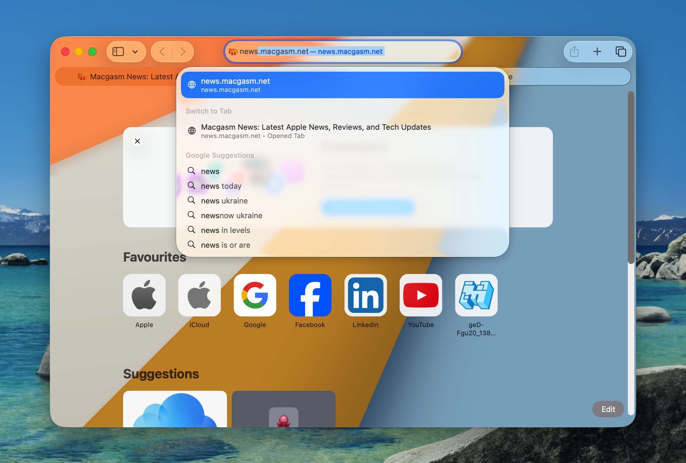 macos tahoe safari