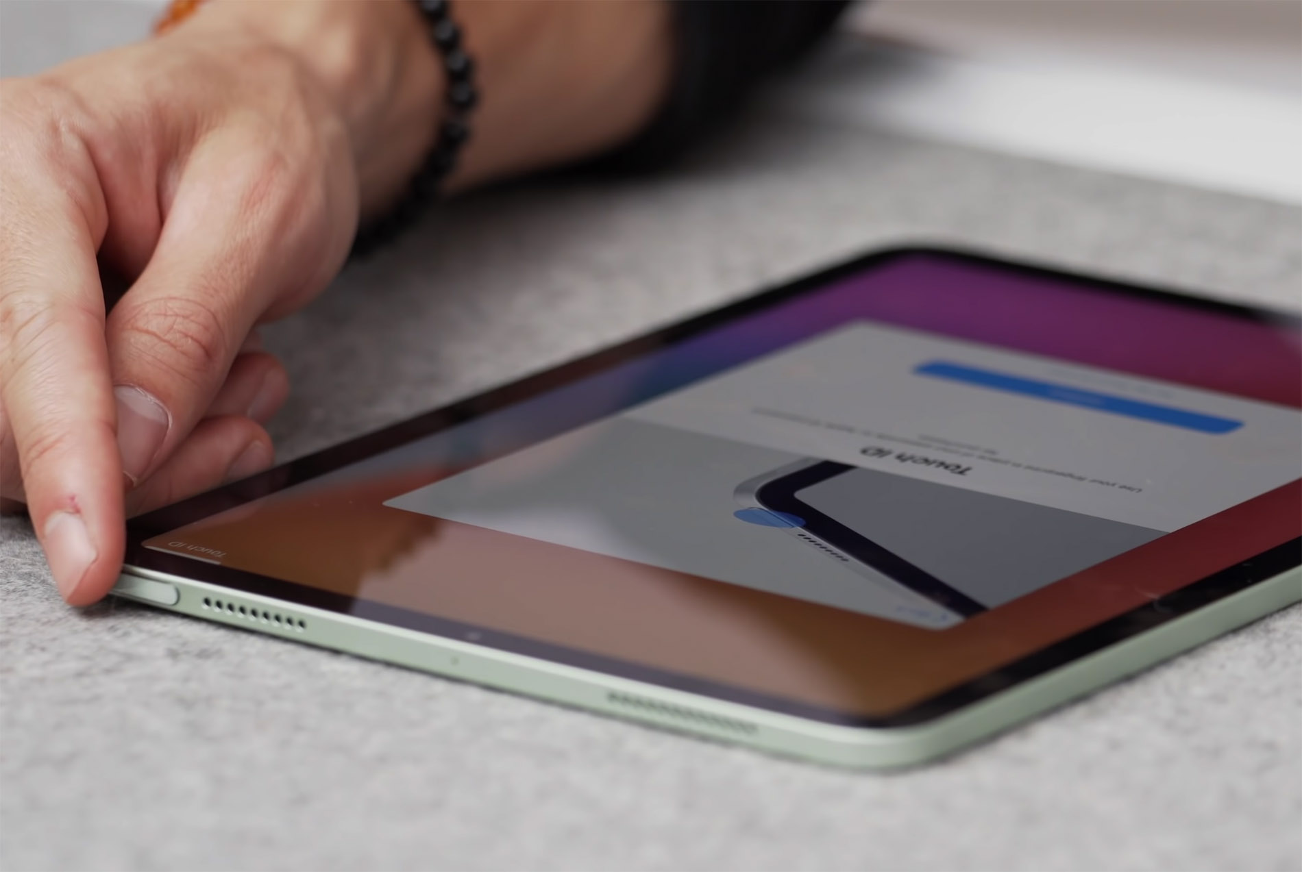 touch id in ipad