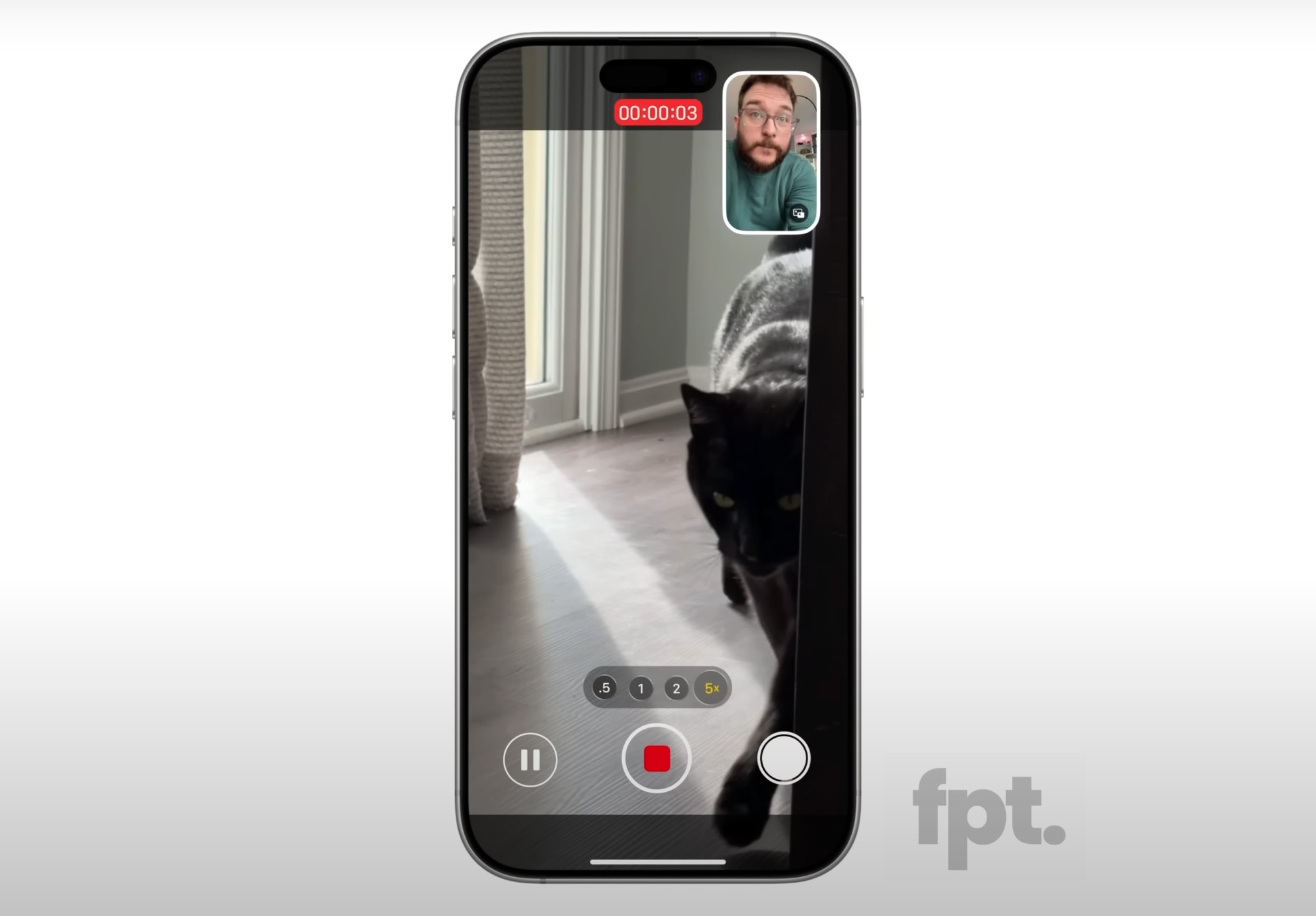 video record on iphone