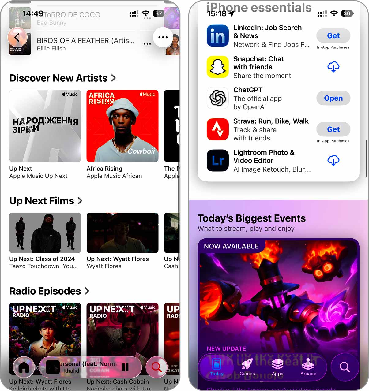 Navigation Bars Adjusted for Better Readability