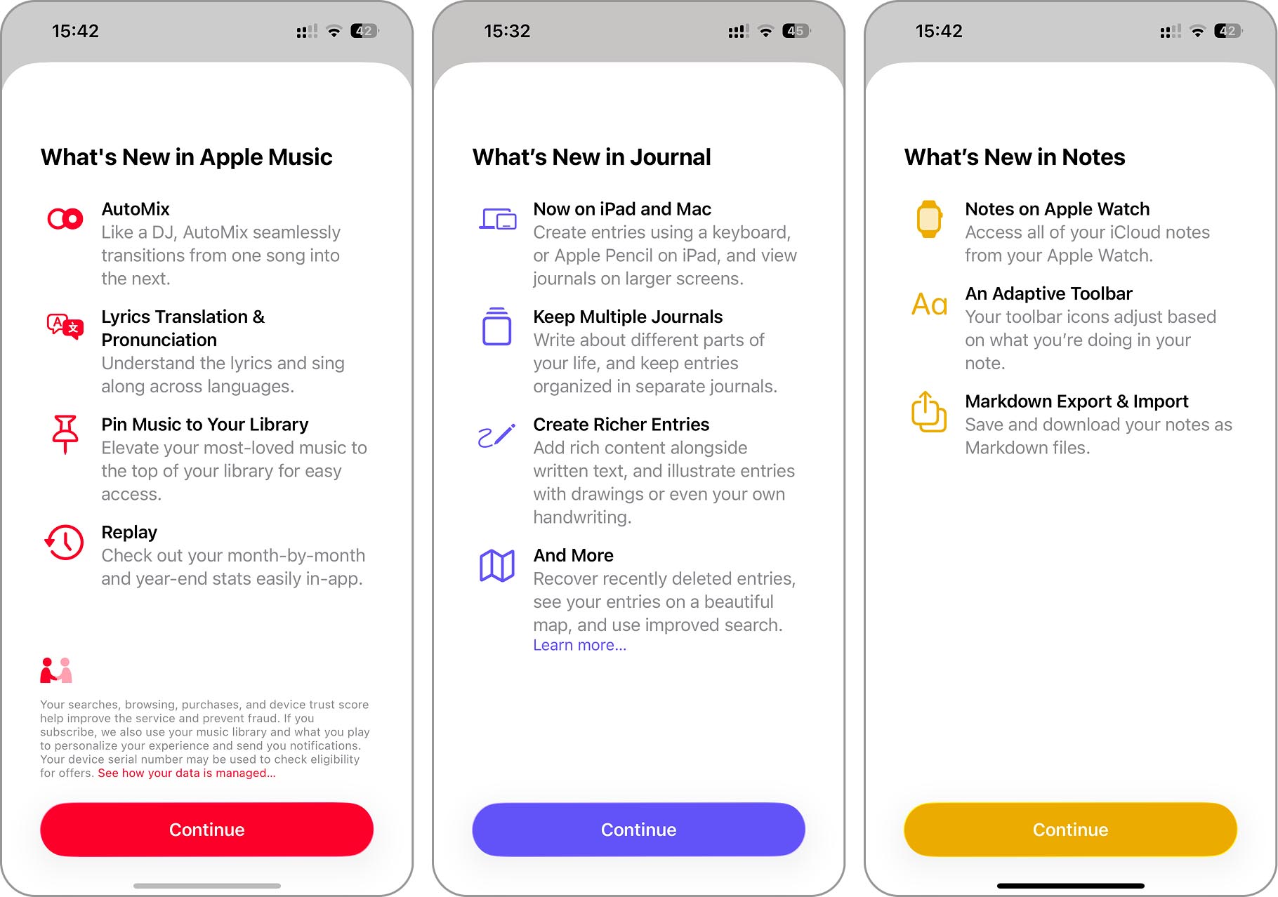updates in apps