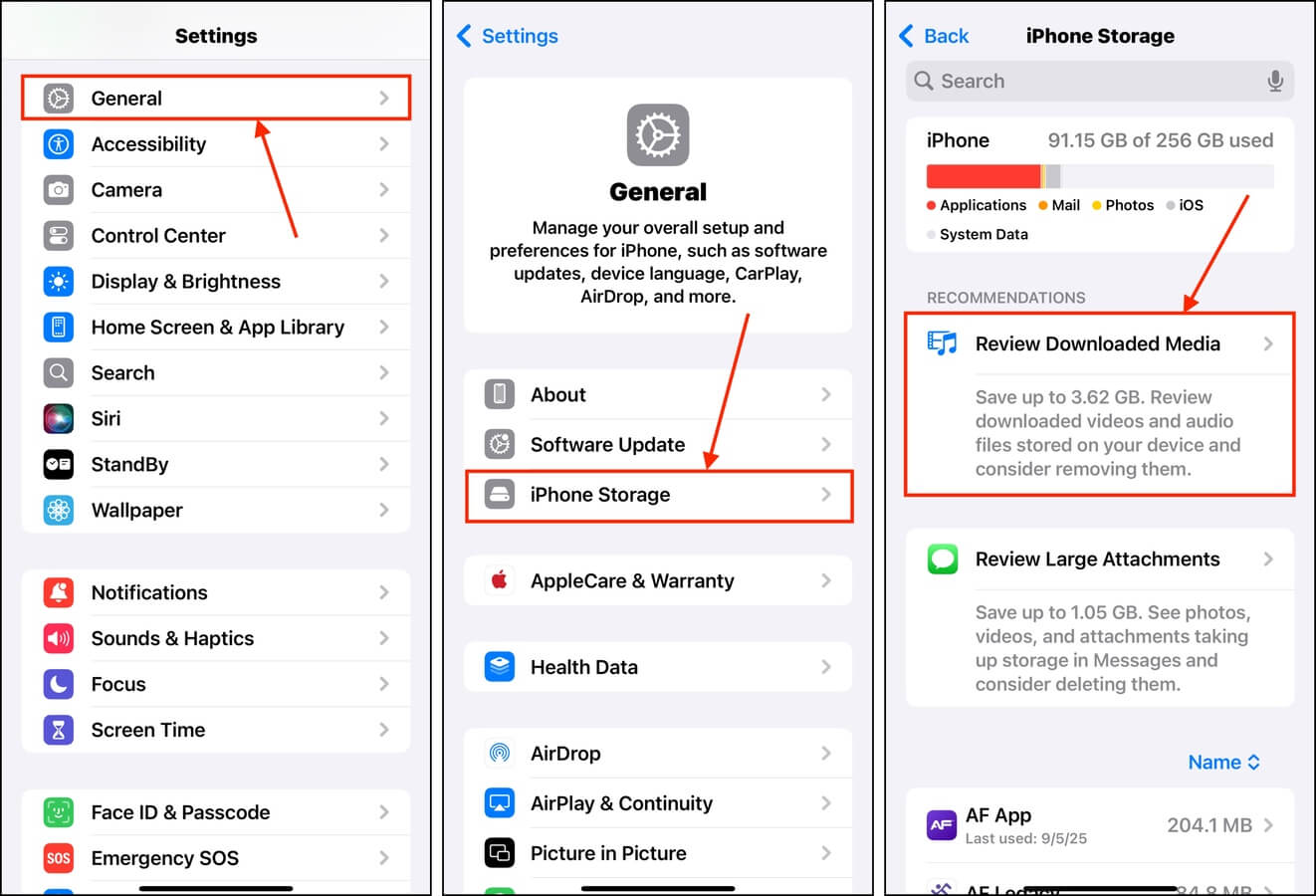 Using iOS Recommendations to clean data