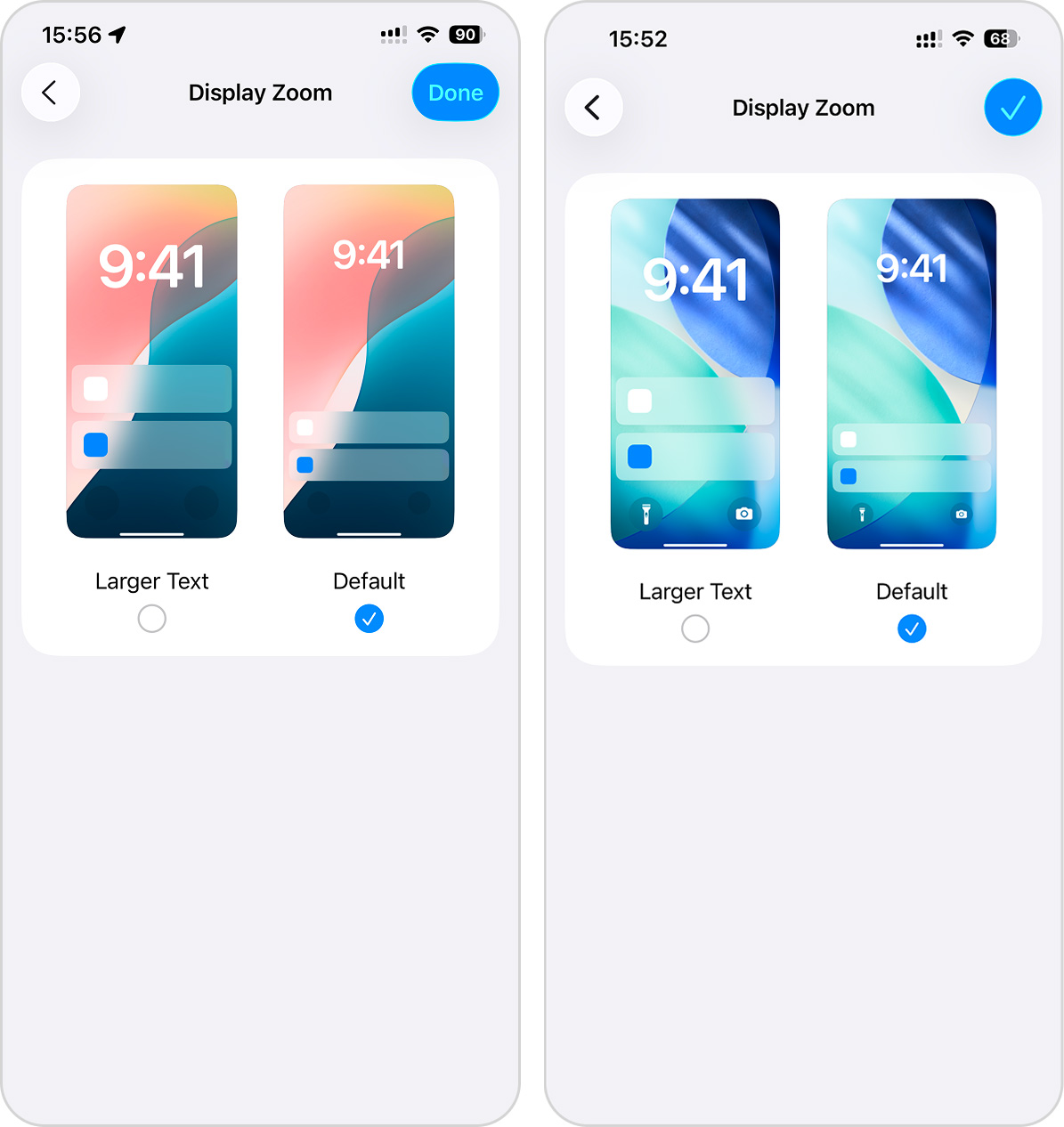 display zoom settings
