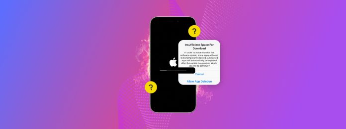 insufficient-space-update-iphone insufficient space to download update iphone