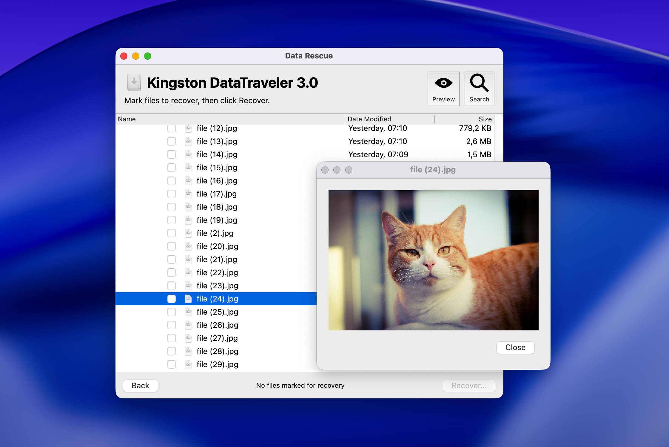 Data Rescue 6 for Mac