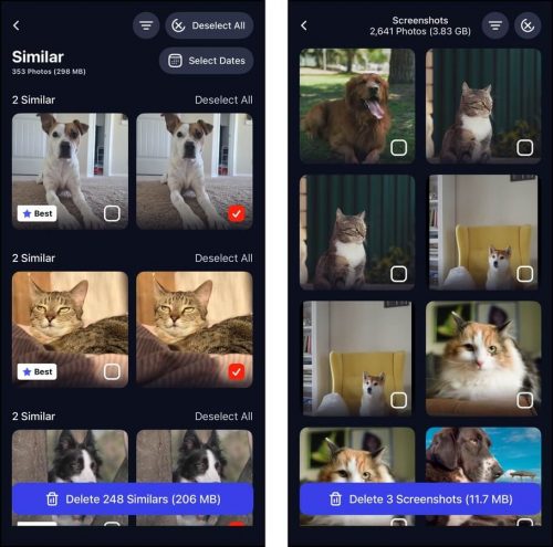 Cleaner Guru's similar photo cleaner and screenshot cleaner