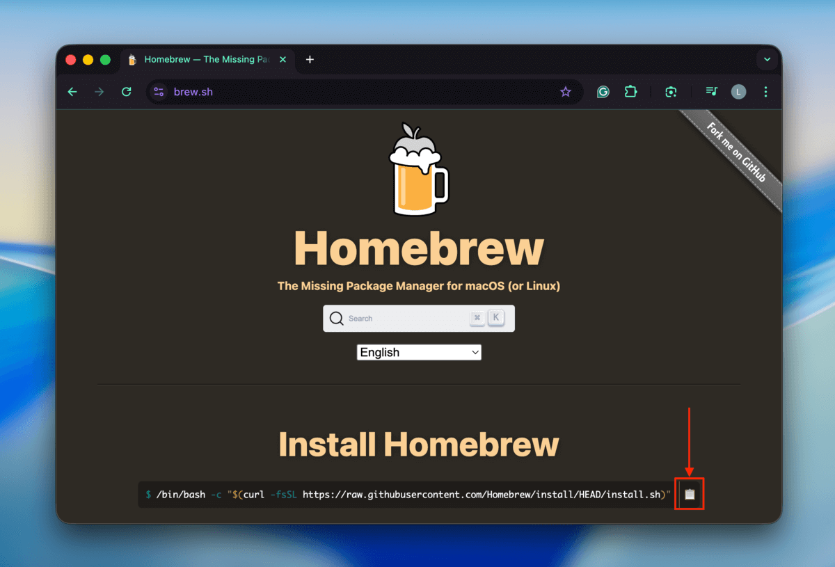 notepad icon in homebrew webpage