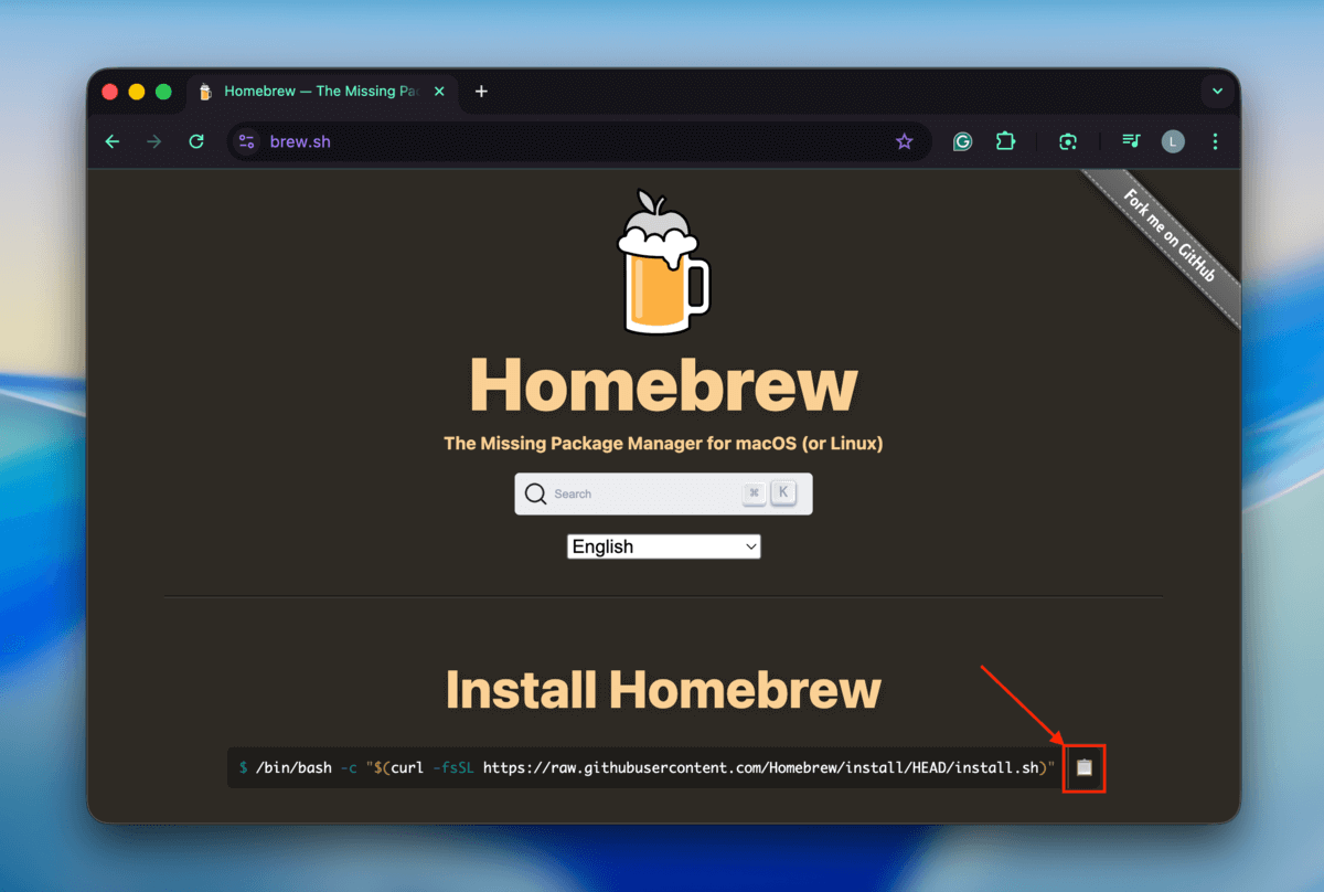 notepad icon in homebrew webpage