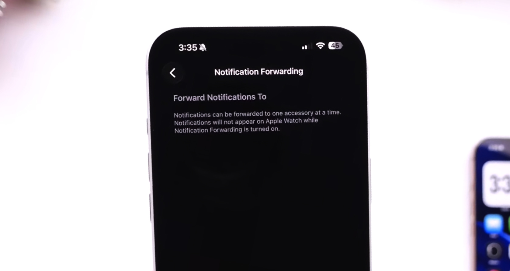 notification forwarding